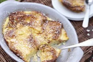 Le pain perdu à la crème fraîche 